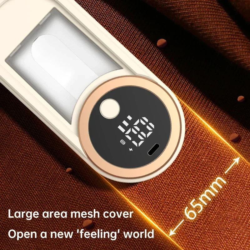 Lint Remover for Clothing Portable Electric Fuzz Pellet Remover LED Display Rechargeable for Clothes Fabric Shaver Fluff Remover