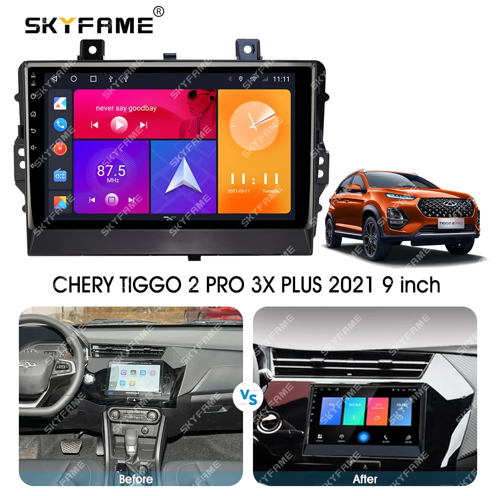 SKYFAME ڵ  ٸ  Canbus ڽ, ȵ̵     г ŰƮ, Chery Tiggo 2 Pro 3X Plus