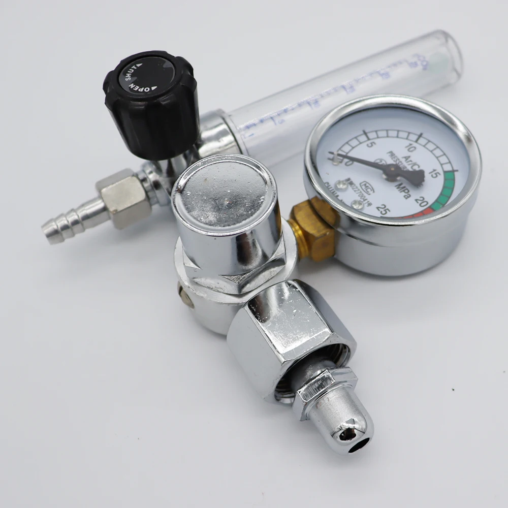 Description Picture 6 of item2022 NEW 0-25Mpa Argon Regulator CO2 Mig Tig Flow-Meter Gas-Regulators Flowmeter Welding Weld Gauge Argon Pressure Reducer