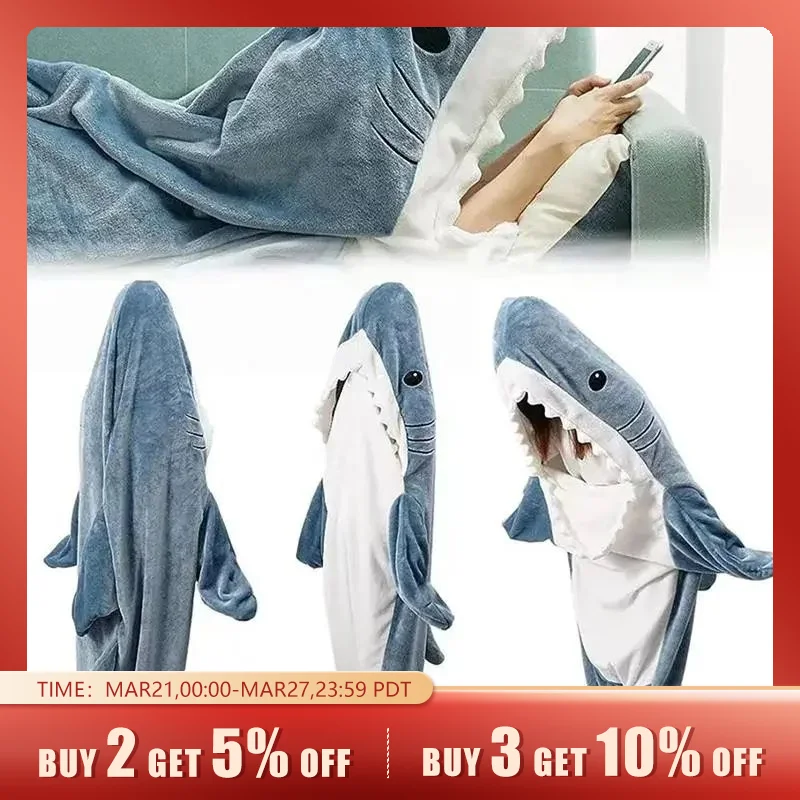 Новое Акула одеяло для взрослых