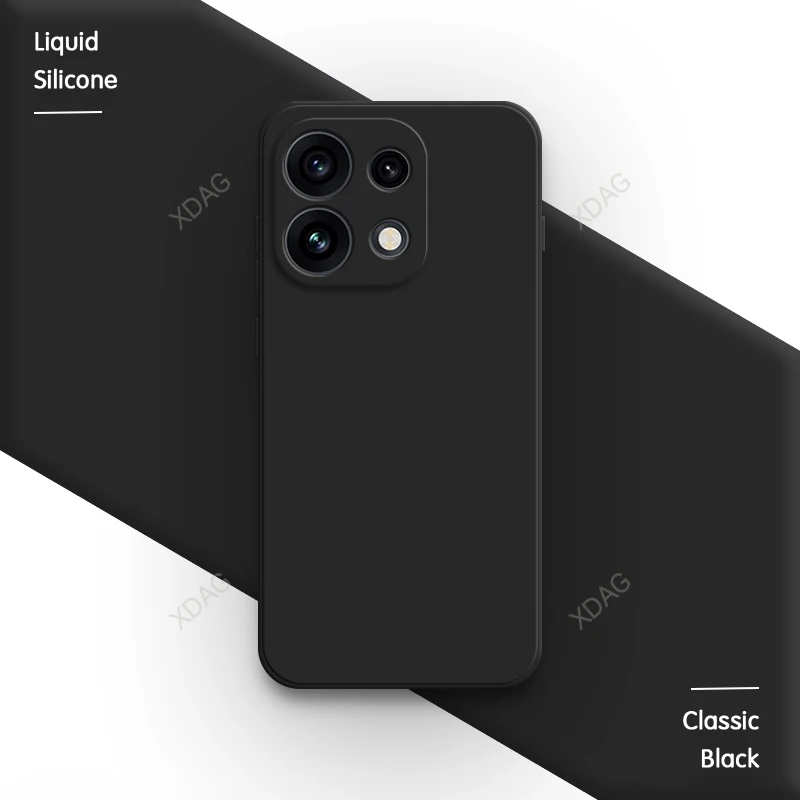 Sleek Liquid Silicone Phone Case - Original Square Design