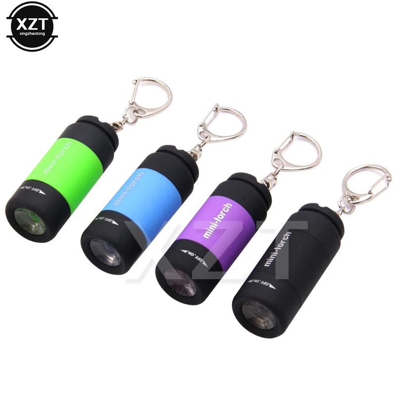 

Led Mini Torch Light Portable USB Rechargeable Pocket Keychain Flashlights Waterproof Outdoor Hiking Camping Torch Lamp Lantern