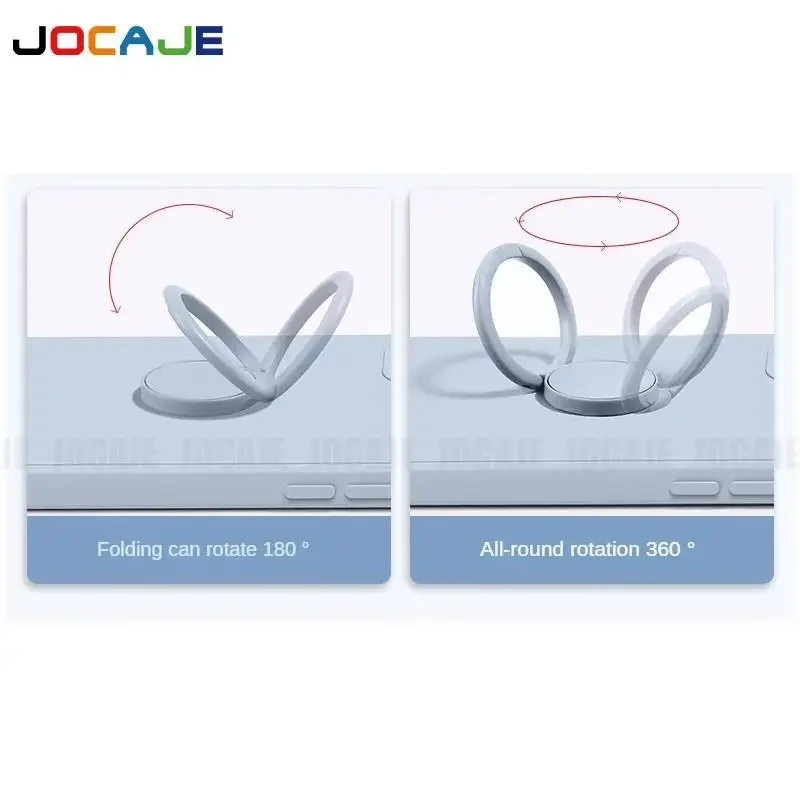 Liquid Silicone Ring Stand Phone Case with Lanyard Holder - Protective Cover