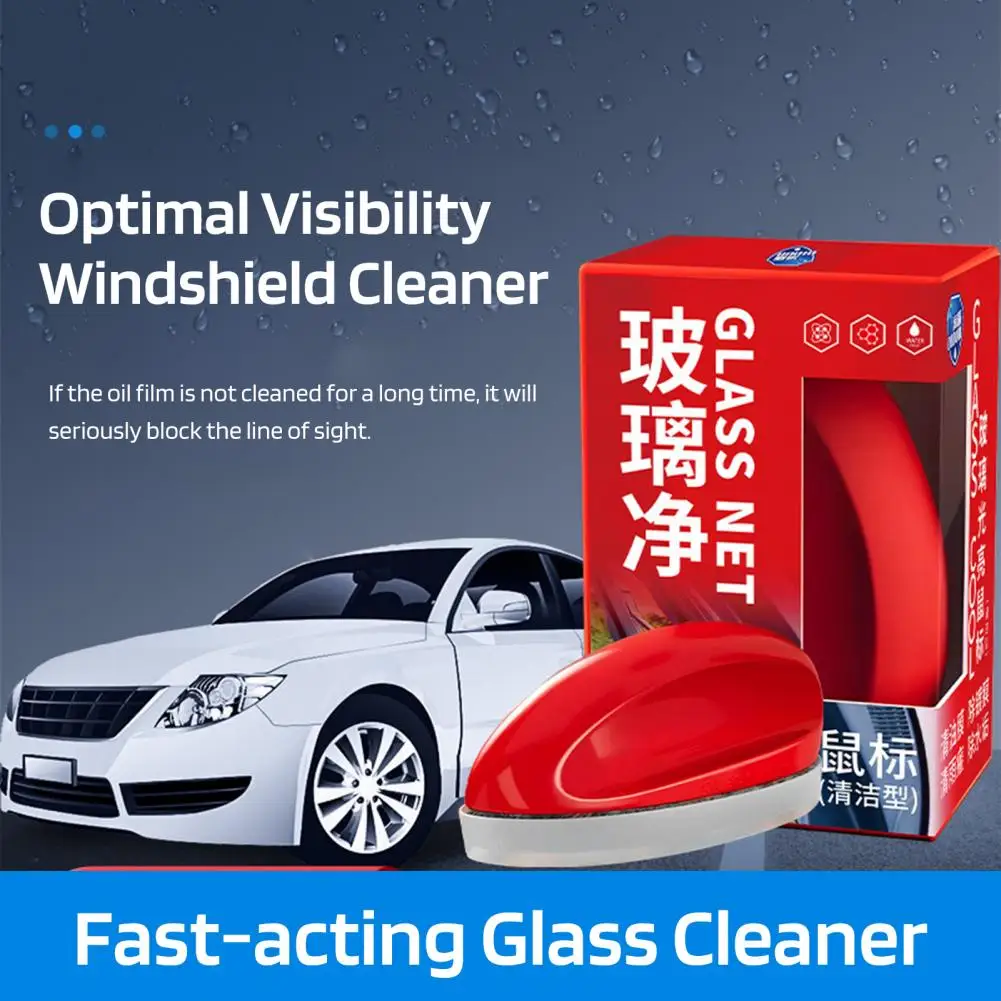 Windshield Cleaner Kit Car Windshield Cleaner Oil Film Remover Streak-Free Finish Windshield Cleaner Auto Interior Exterior Glass Wiper Cleaning Kit