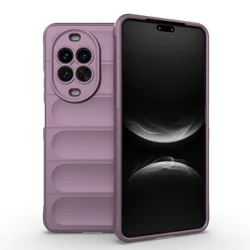 Wireless Charging Soft Case - Simple  Cover for Huawei Nova 12 (Lavender)