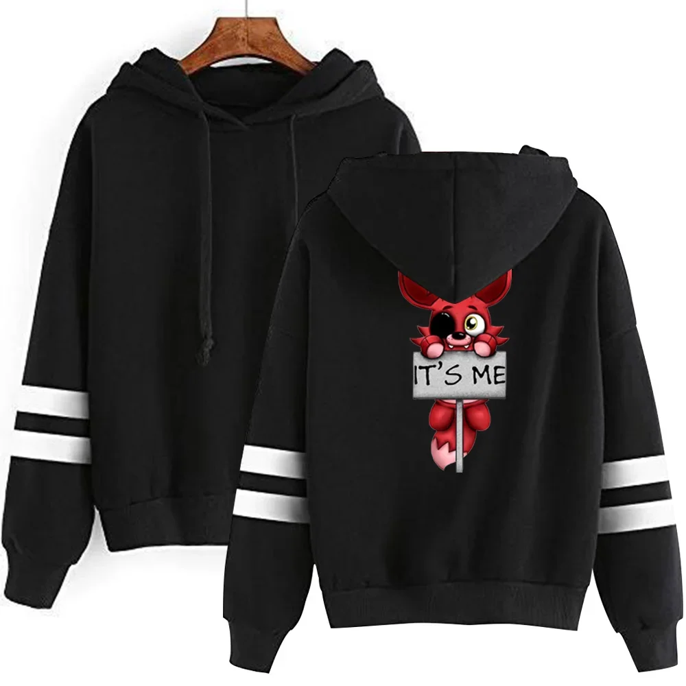

It's Me Kawaii Five Nights At FNAF Plush Foxy Hoodies Jacket Man Women Coat Clothing Streetwear Boys Pullover Sweatshirt Tops