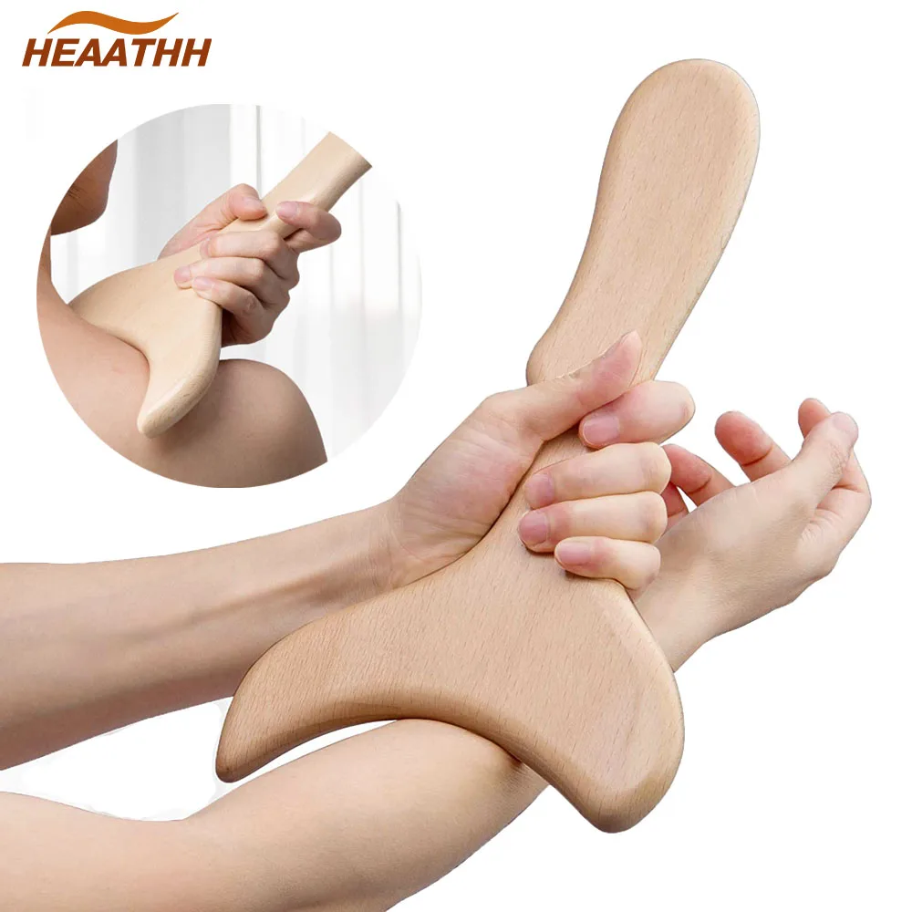 Wooden Lymphatic Drainage Massager Wood Therapy Massage Tool Body Sculpting Tool for Maderotherapy,Anti-Cellulite,Muscle Release