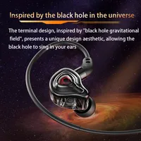 Casque de jeu avec interface 3,5 mm/Type-C/USB, son surround à 360°, basses HiFi, double microphone intra-auriculaire, compatible PUBG avec faible latence. 5