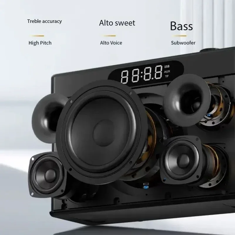 bOblesゾウ(Smoke) SODLK S1127 PLUS 300W High Power Wireless MIC Bluetooth Speaker