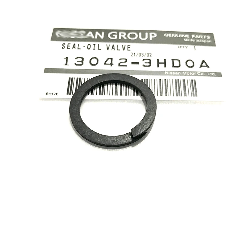 1 set (3 pieces) Nissan infinidi OEM: 13042-3HD0A 13042-6N200 Genuine SEAL-0IL Camshafts rubber seal ring engine transmission seal