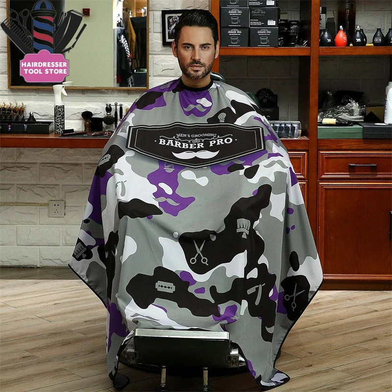 Hairdressers Cape Barberia Coat Salon Hairdressing Cloth Hair Cutting Capes Aprons Professional Barbershop Equipment Accessory