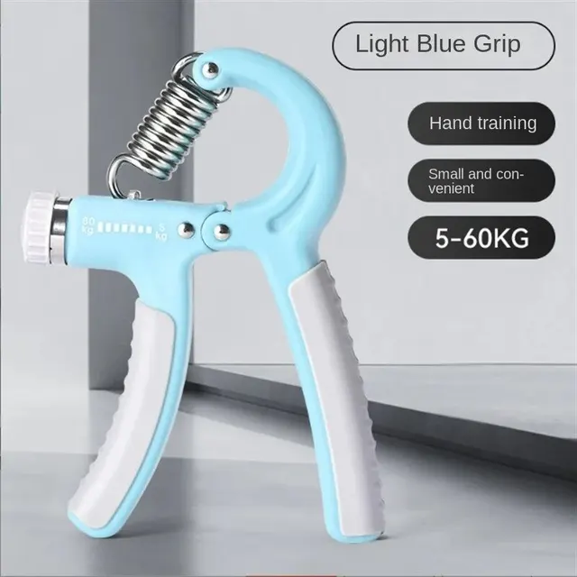 Counting Grip Strength Tester, Hand Trainer, Professional Wrist Strength Tester, 5-60KG Adjustable 6