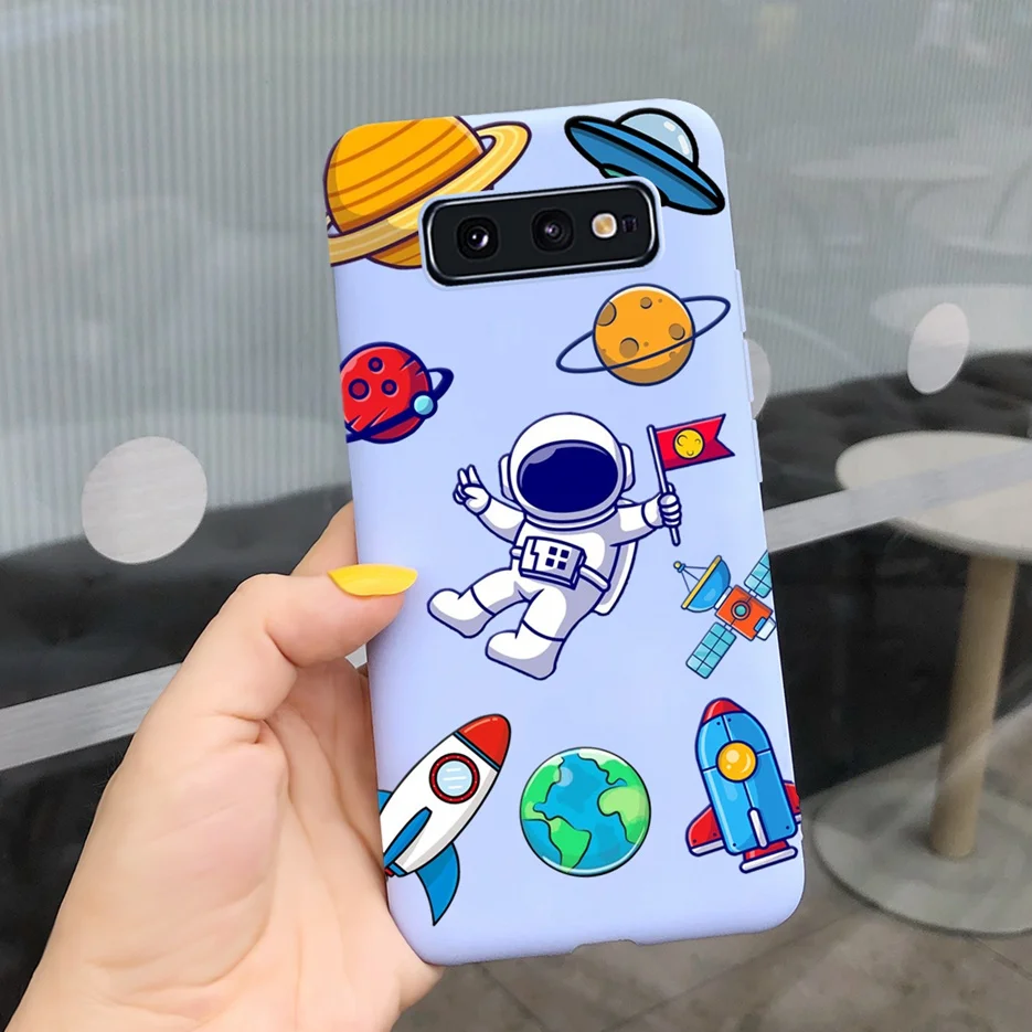 Lovely Pattern Soft Silicone Matte Phone Case with Bumper Protection
