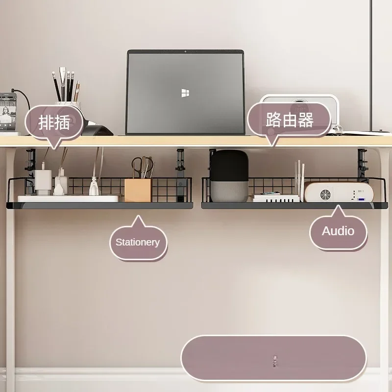 Under Desk No-Drill Steel Cable Organizer Tray