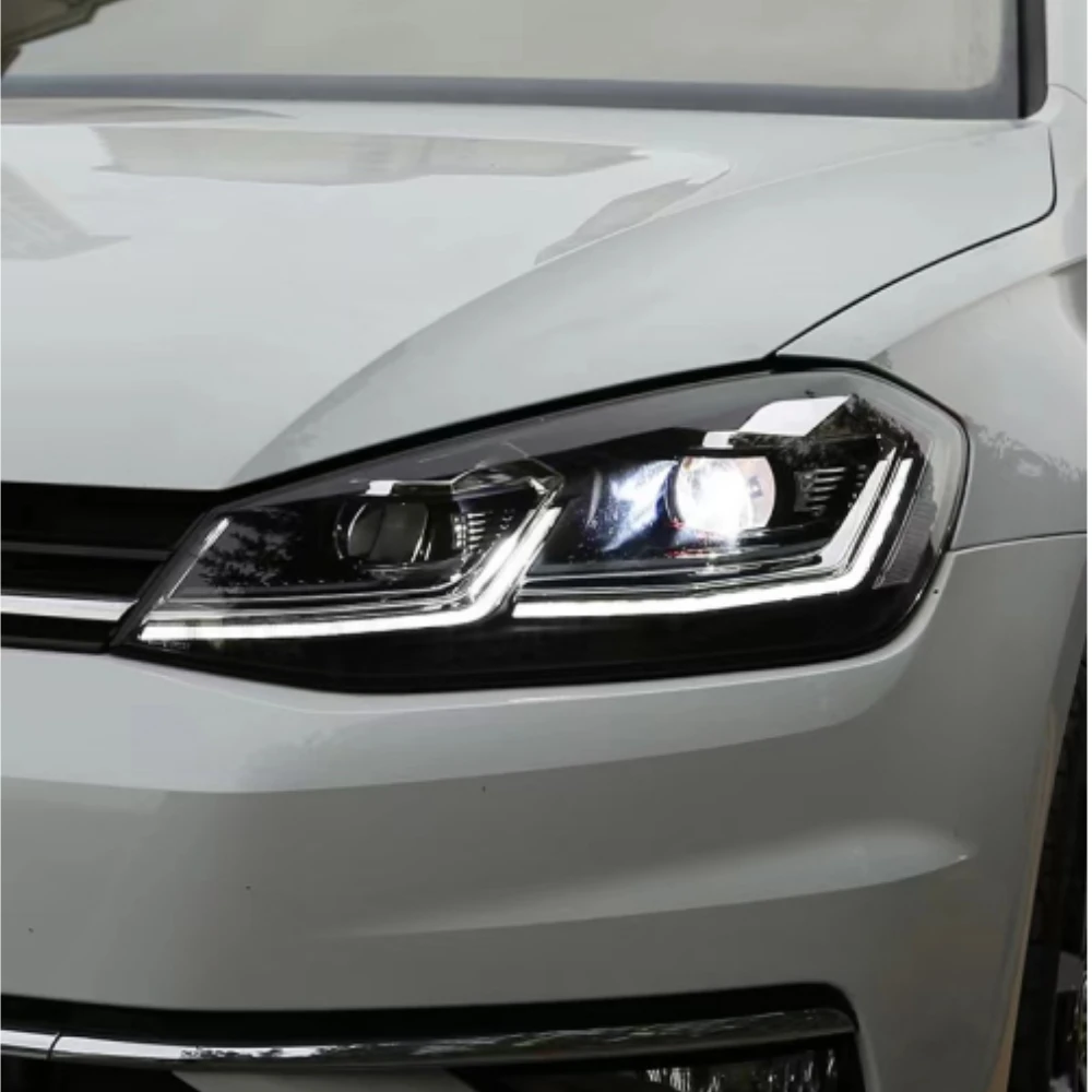 

Head lamp Accessory For Volkswagen VW Golf 7 Golf 7.5 2013-2020 Turn Signal Low Beam Double lights Lens LED Headlights Assembly