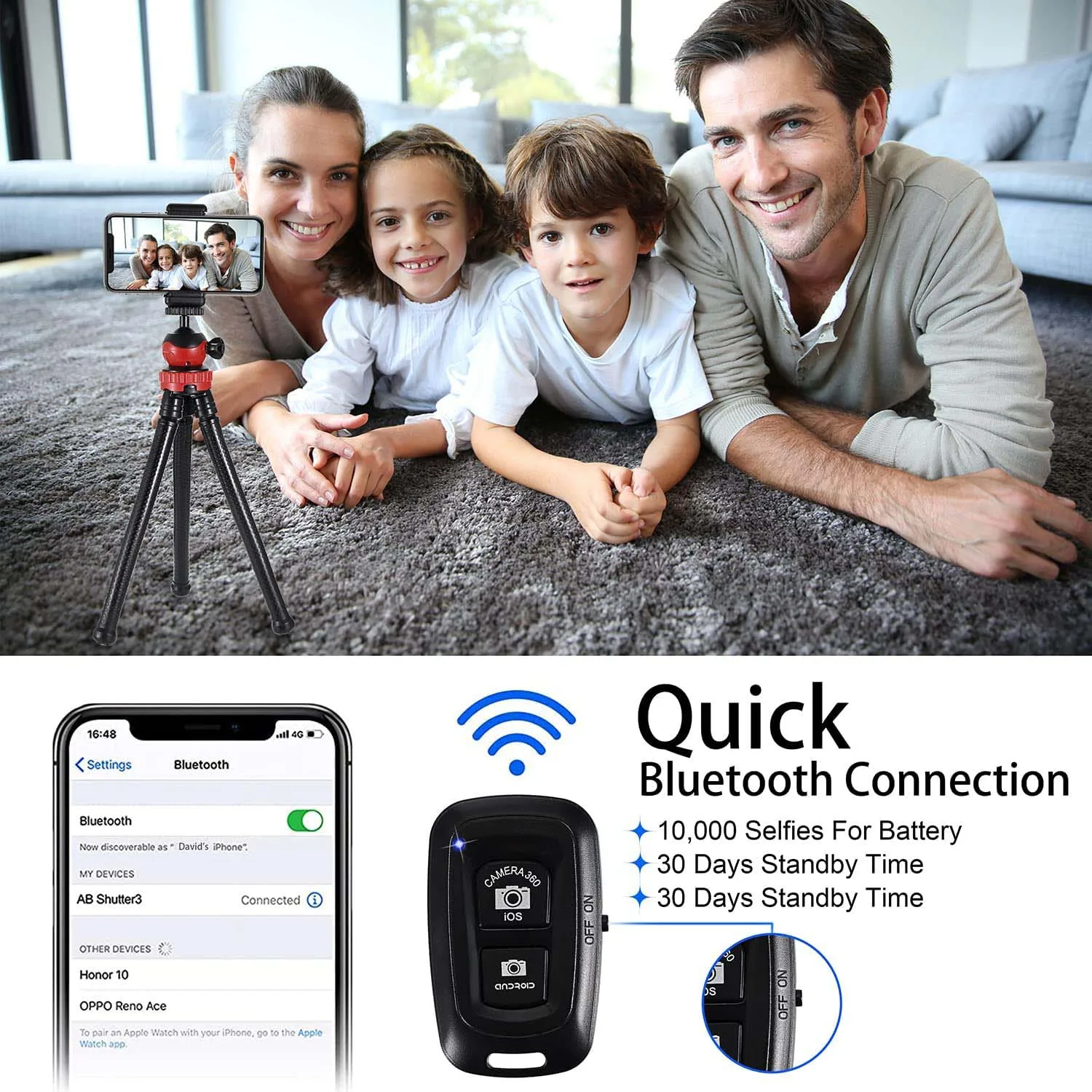 Uigo Criativo Novo Grande Polvo Tripé ao ar Livre ao Vivo Suporte do Telefone Móvel Câmera Slr Fotografia Piso Tripé Selfie Suporte do Telefone 2 Computers & Electronics