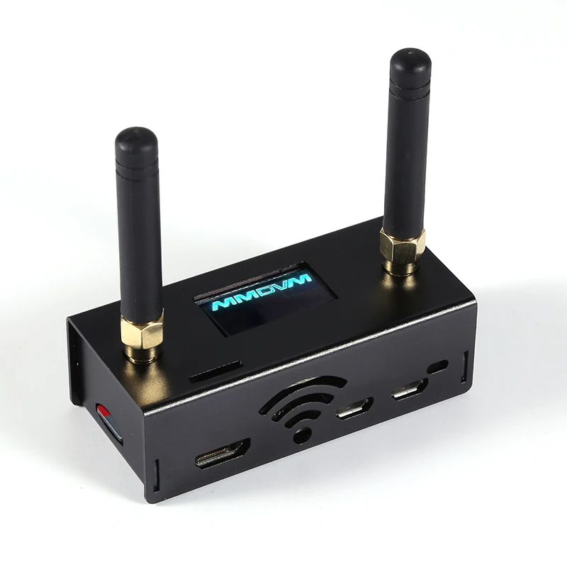 Duplex MMDVM Hotspot UHF VHF Band Radio Station WiFi NXDN P25 DMR YSF D-Star with Raspberry Pi Zero W + 0.96 OLED + Antenna