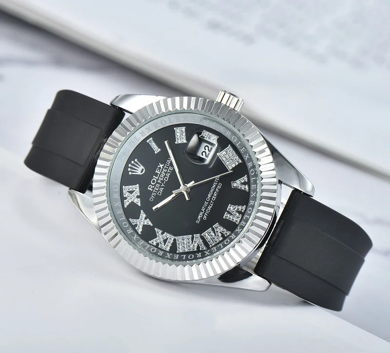 

Часы наручные кварцевые для мужчин и женщин, роскошные классические большие, с бриллиантами в ретро стиле