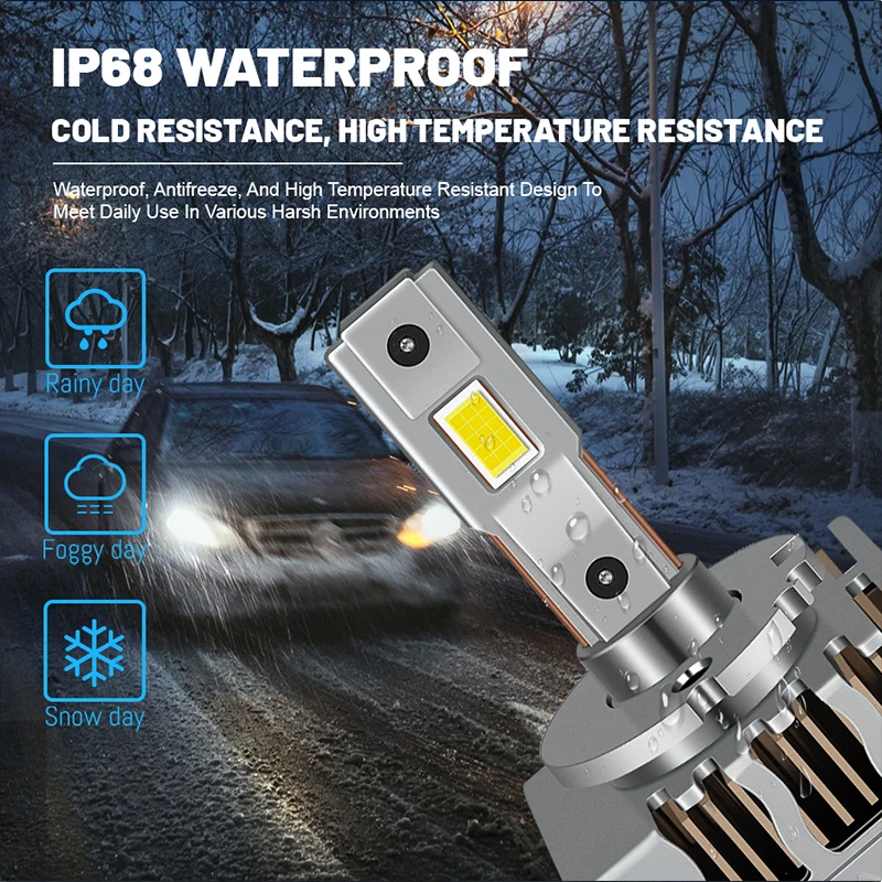 Carshark 4575 CSP D1S D3S Led Headlights Hid Canbus Xenon 1:1 Design D2S D4S D8S Car Lights D1R D2R D3R D4R D8R Auto Bulbs 6000K