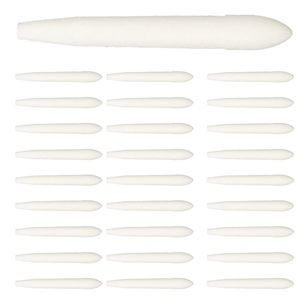 

30 Pcs Paint Pen Refill Oil Tips Lengthen Painting Points Replacements Nibs Fiber for Pens Universal Refillable Student