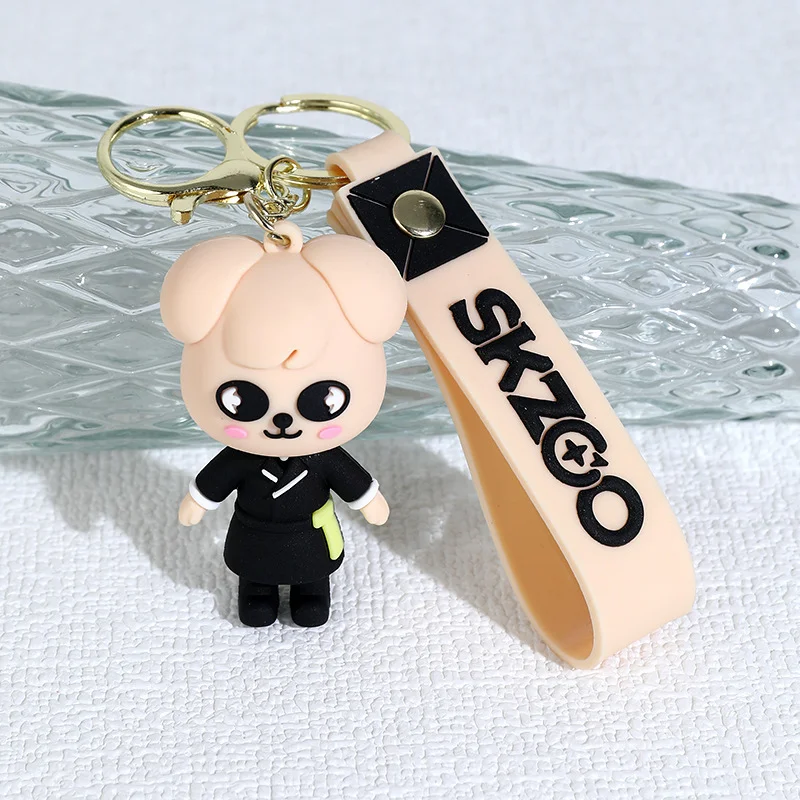 SKZOO Cute Doll Keychain stray kids keychain Cute and exquisite backpack car Stray Kids accessories pendant birthday gift plush keychain,key chain,bunny keychain,balloon dog keychain,backpack decoration