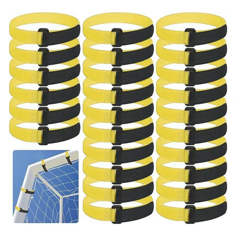 Football Net Straps Soccer Net Straps Effortless Installation 50 Durable Soccer Goal Attachment Compact Portable