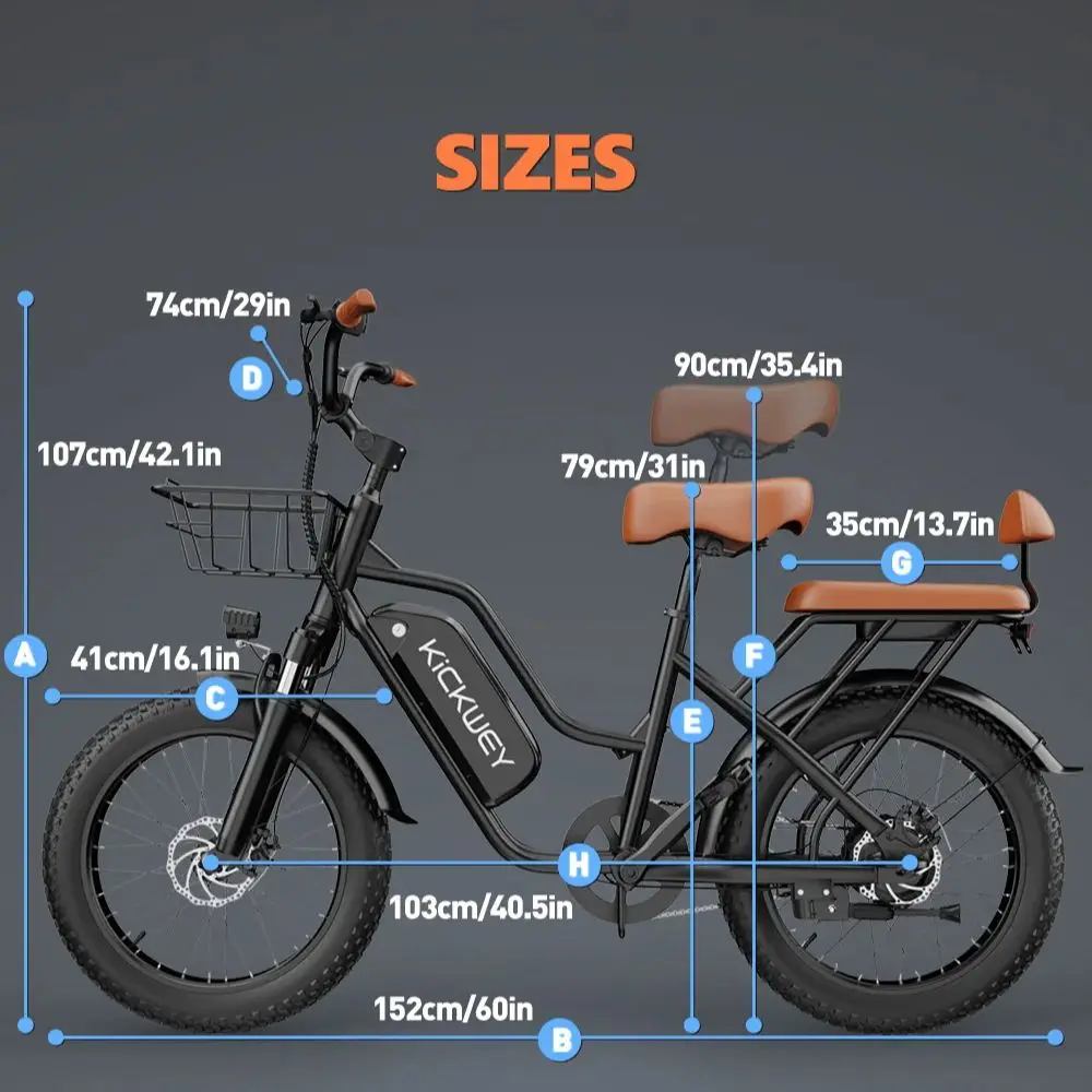 Electric Bike for Adults,20'' 1500W Peak Ebike, Up to 50 Miles 32MPH Electric Mountain Bike with 48V 20AH Removable Battery 3