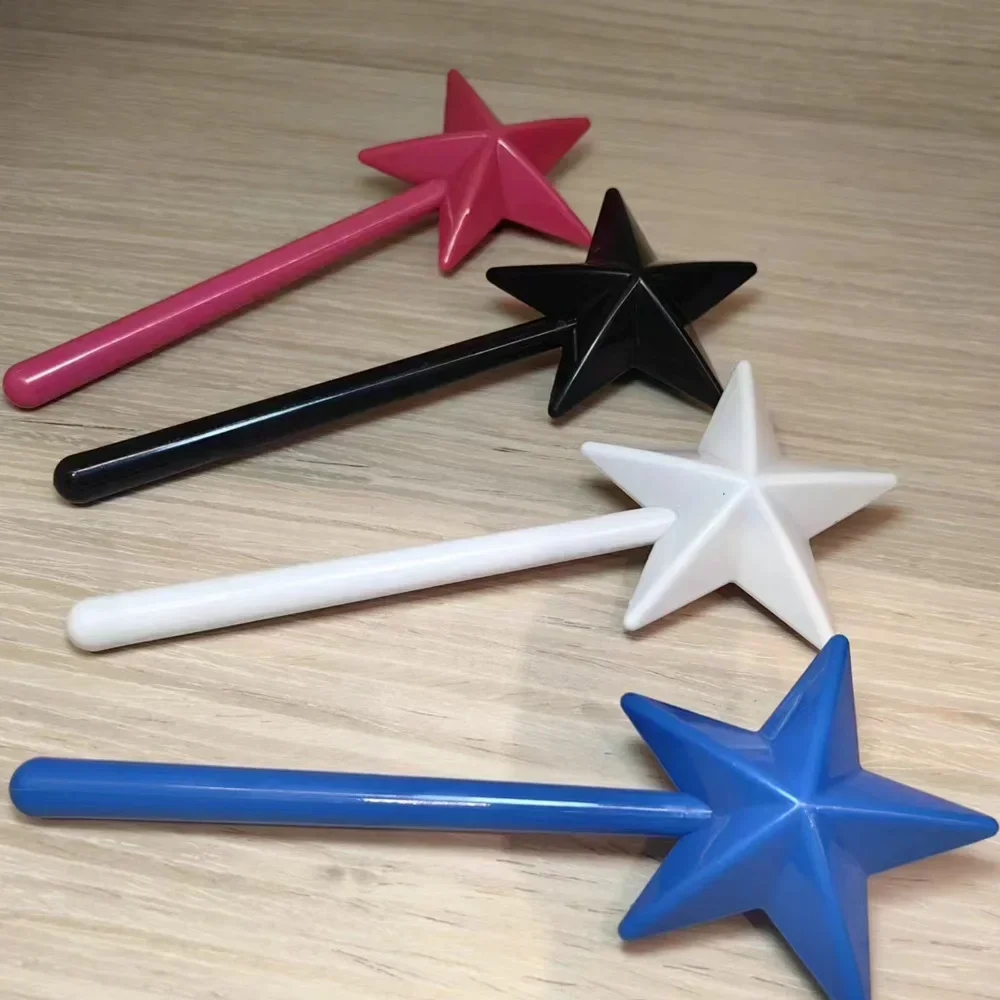 1/3 Hole Fairy Star Stick Salt & Pepper Shaker Magic Wand Spices Dispenser Cute Creative Kitchen Salt Control Bottle salt shaker spices bottle salt pepper shakers