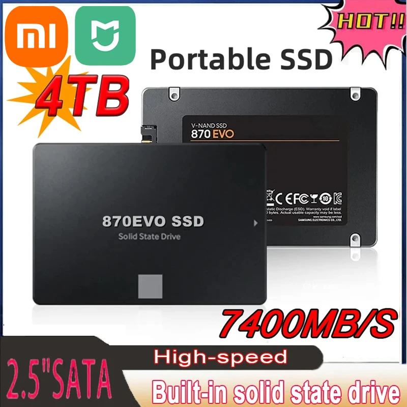 Xiaomi-Mijia-4TB-Solid-State-Disk-SSD-870-EVO-1TB-2TB-Internal-HDD-Hard ...