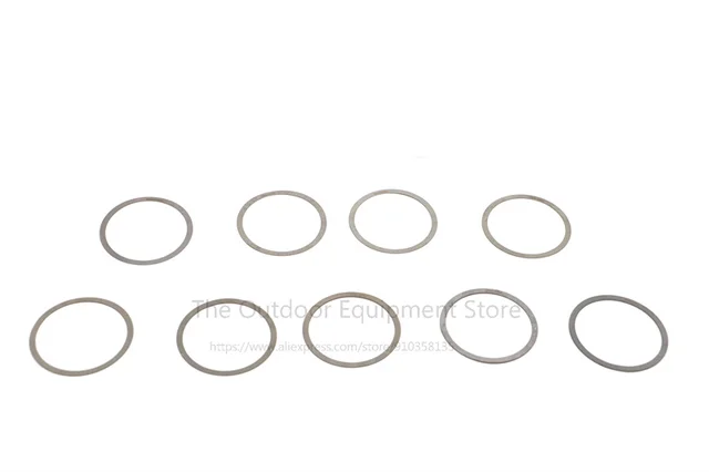 Suoumwa Flanschdichtungen M48 - 11-teiliges Set Edelstahl, 0,1-1mm Stärken Für Foto & Astronomie