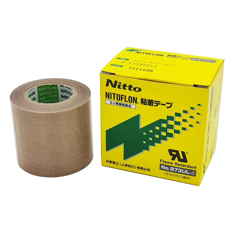 

Nitto 973 ulS high temperature tape high temperature heat-resistant pressure-sensitive adhesive tapes T0.13mm*W19mm*L10m