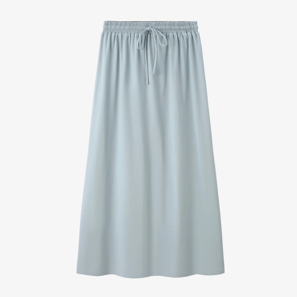 blue skirt