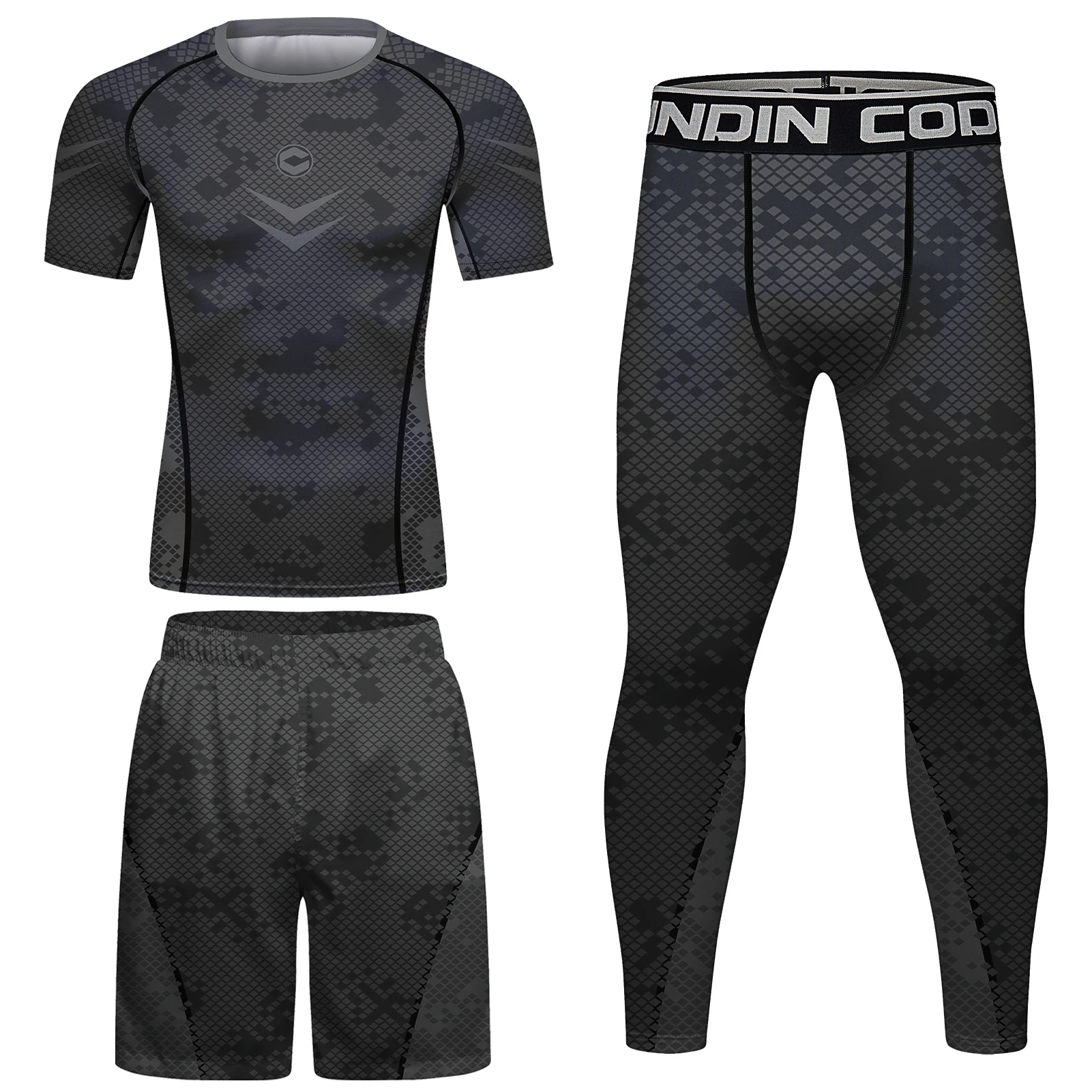 

Cody Lundin wholesale jiu jitsu rashguard bjj Sports Wear Men Digital Print Boxing Suit Custom Mma Compression Gym jogger set