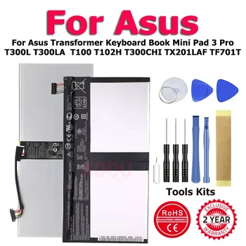 New C11P1421 C21N1603 Battery For Asus Transformer Keyboard Book Mini Pad 3 Pro T300L T300LA T100 T102H T300CHI TX201LAF TF701T