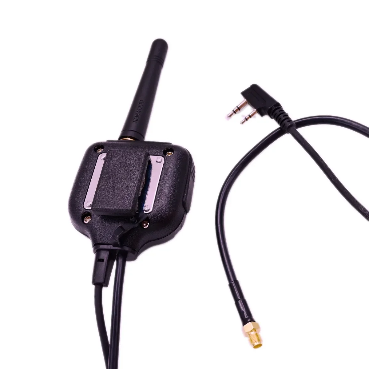 Shoulder PTT Microphone Speakers with SMA Female Antenna for TYT