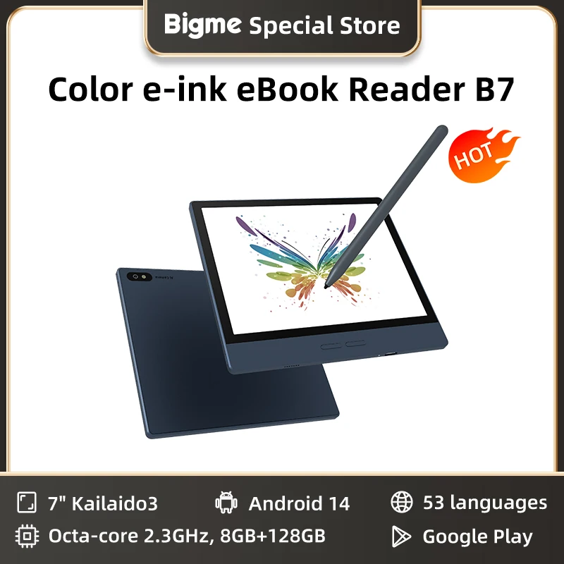 Bigme B7 8G+128GB 電子書籍リーダー 電子ペーパー e Ink Amazon.com : Bigme B7 Color ePaper Tablet 7 Inch 8+128GB