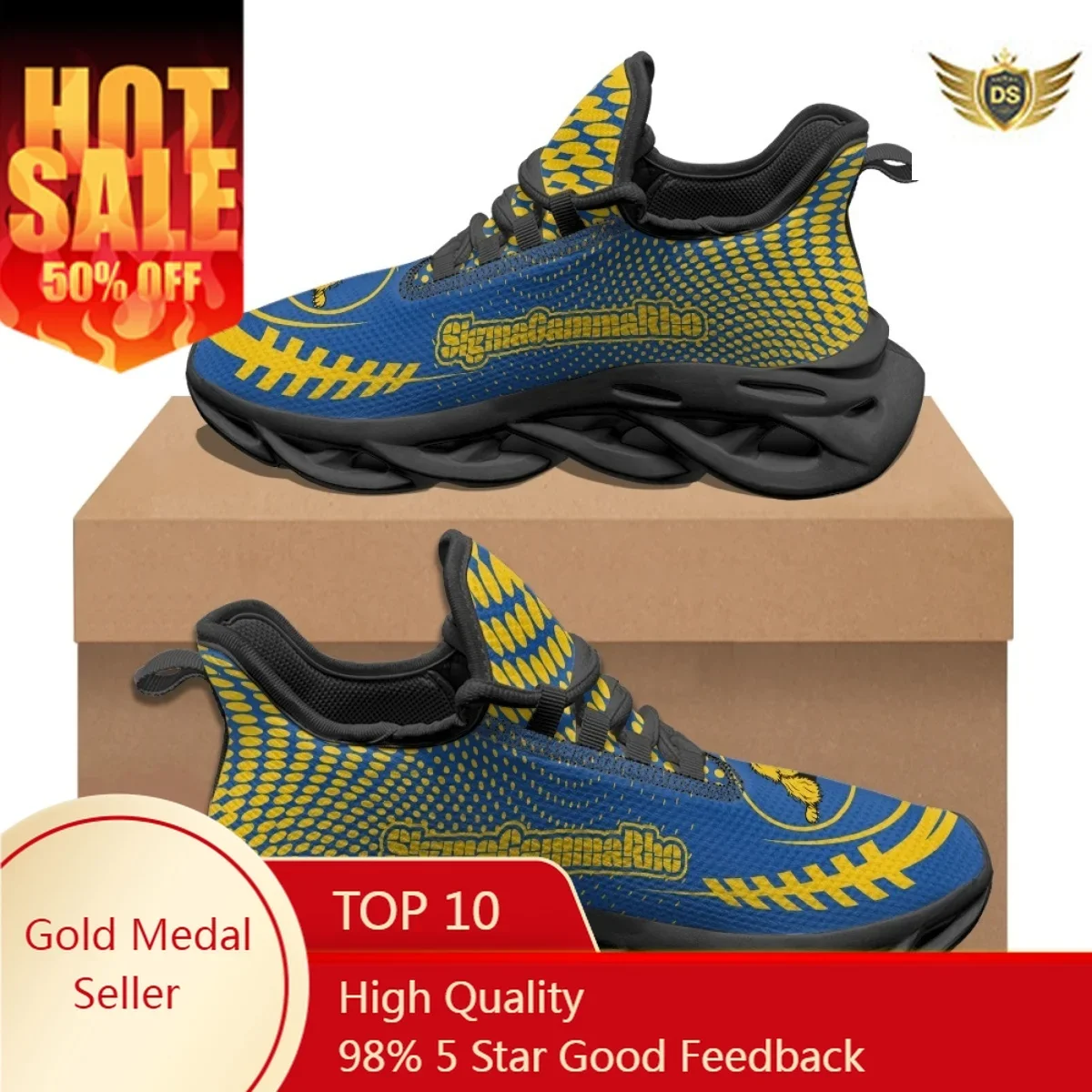 

Sigma Gamma Rho Brand Design Mesh Sneakers Poodle Pattern Casual Outdoor Walking Shoes Lightweight Non-slip Running Shoes Zapato