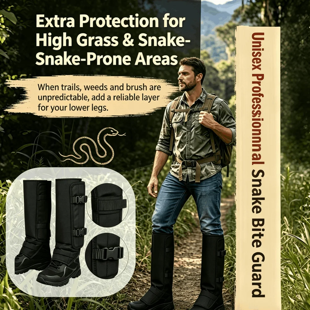  slider image of Snake Bite Proof Leg