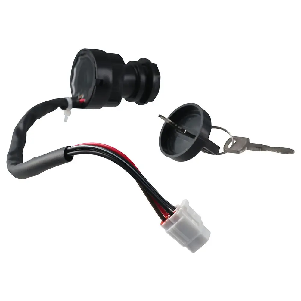 1Pc Black Ignition Key Switch 5ND-82510-00-00 5ND-82510-01-00 Ignition Key Copper Abs Switch Replacement For Car