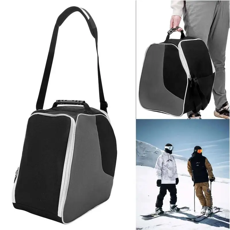 Bolsa de viaje para botas de esquí 600D Oxford, bolsas de transporte  impermeables con asas, paquete de soporte para botas de Snowboard, deportes  de invierno, esquí - AliExpress