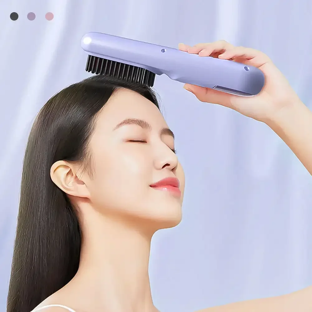 Hair Straighteners Wireless Mini Hair Curler Hot Comb Dryer Straightening Brush Styling Appliances Hot Comb Straightener