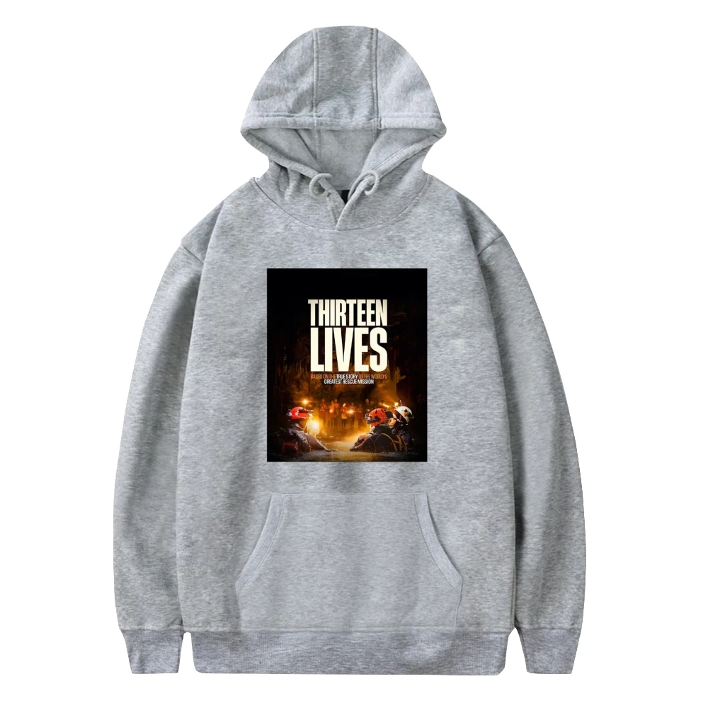 Thirteen Lives American Movie Hoodie Unisex Long Sleeve Women Men Hooded Sweatshirt Casual Style Fashion Clothes