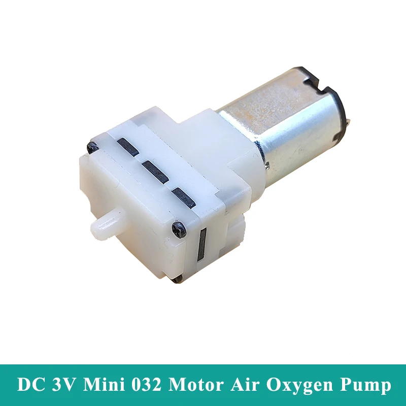 

DC 1.5V 3V 3.7V Mini 032 Motor Air Pump Micro Oxygen Pressure Pump DIY Inflator Wrist Sphygmomanometer Aquarium Fish Tank
