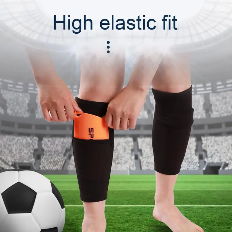 1 Paar Voetbal Beschermende Sokken Met Zak Voor Scheenbeschermers Ondersteunen Scheenbeschermer Volwassen Kinderen Ondersteuning Sokken| | - AliExpress
