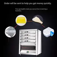 Commercial Steamer Steamed Rice Roll Machine 5000W Large Power Electric Steam Furnace Stainless Steel Steamed Rice Roll Stove 2