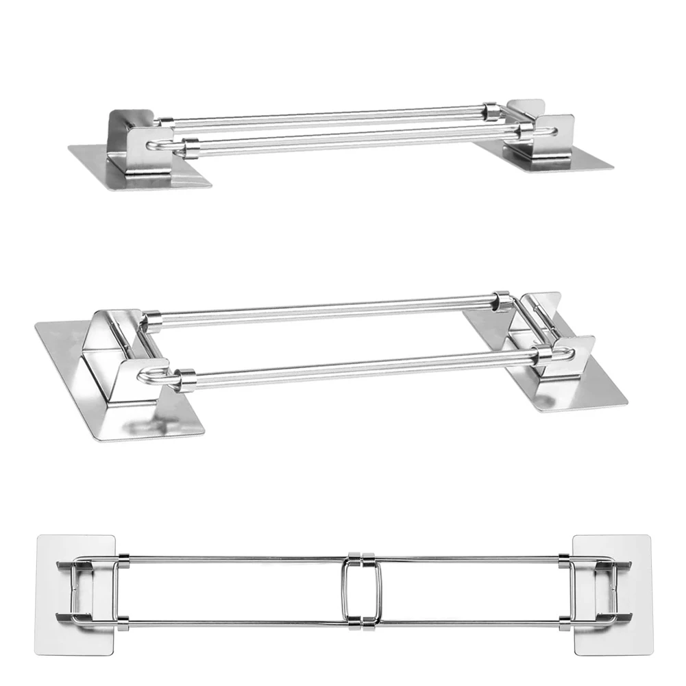 Rod for Corner Shelves in Camper Adjustable Rust Proof Bathroom Shelves Organization Rod Stainless Steel RV Bathroom Accessories