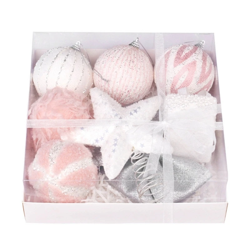 

Christmas Foam Balls Ornaments Set for Festive Tree Hangings Outdoor Ornaments