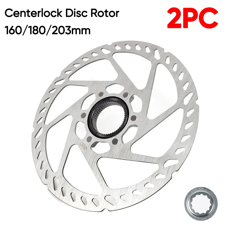 

Bike Brake Rotor Centerlock 160mm 180mm 203mm Rotors Stainless Steel Hydraulic Brake Disc for MTB Road Bike Part Brake Disc Pads