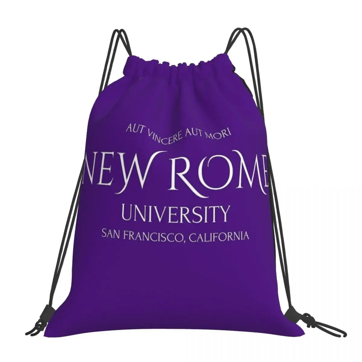 

New Rome University Backpacks Casual Portable Drawstring Bags Drawstring Bundle Pocket Sports Bag BookBag For Travel Students