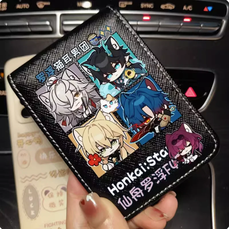 Anime Honkai: Star Rail Blade Cartoon Fashion Wallets PU Purse Card Holder Money Bag Gift B253 Cosplay